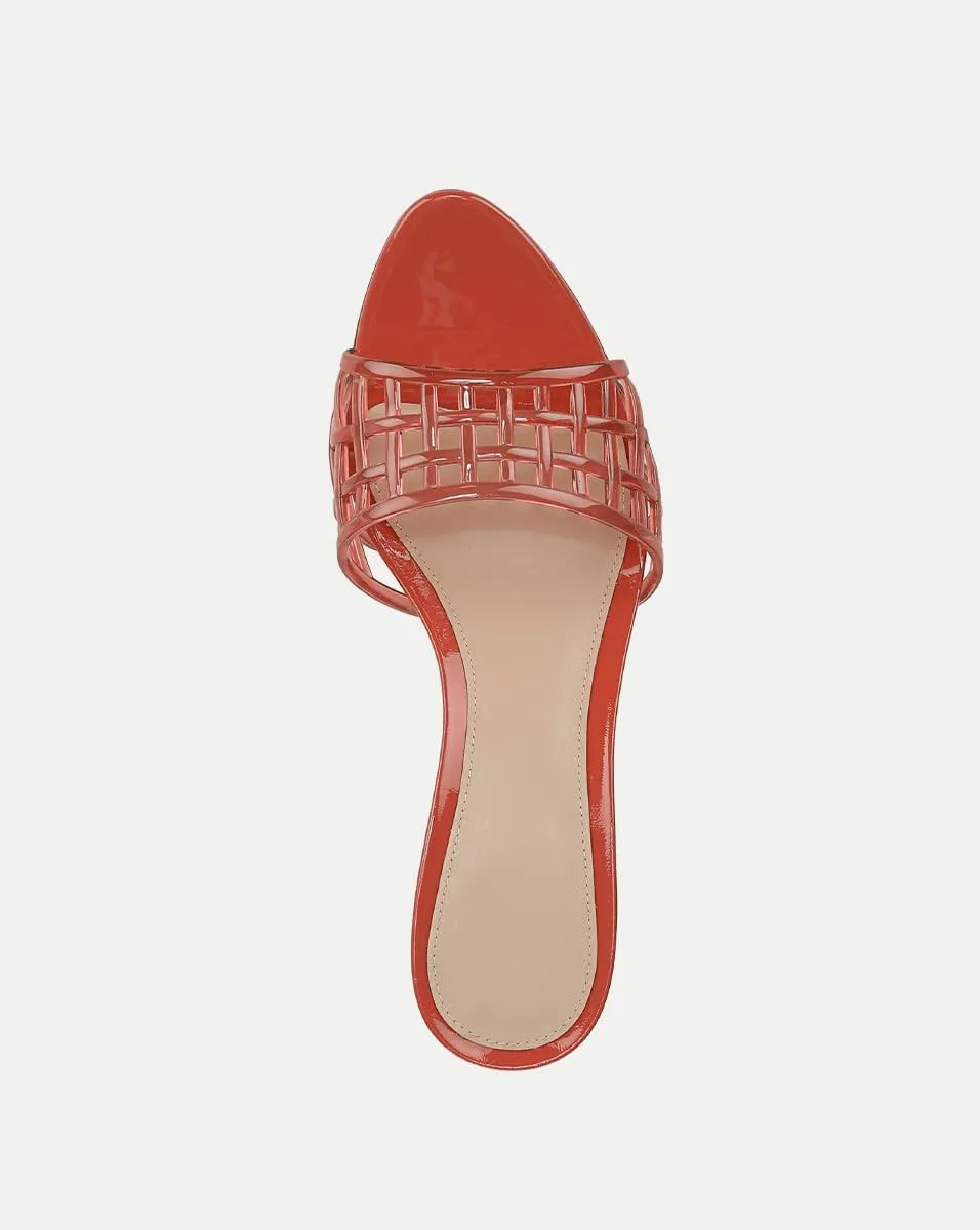 Jelly Sandals for Women Kiiten Heels Pumps Mule Summer Dressy Clear Shoes Fashion Vintage