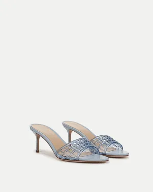 Jelly Sandals for Women Kiiten Heels Pumps Mule Summer Dressy Clear Shoes Fashion Vintage