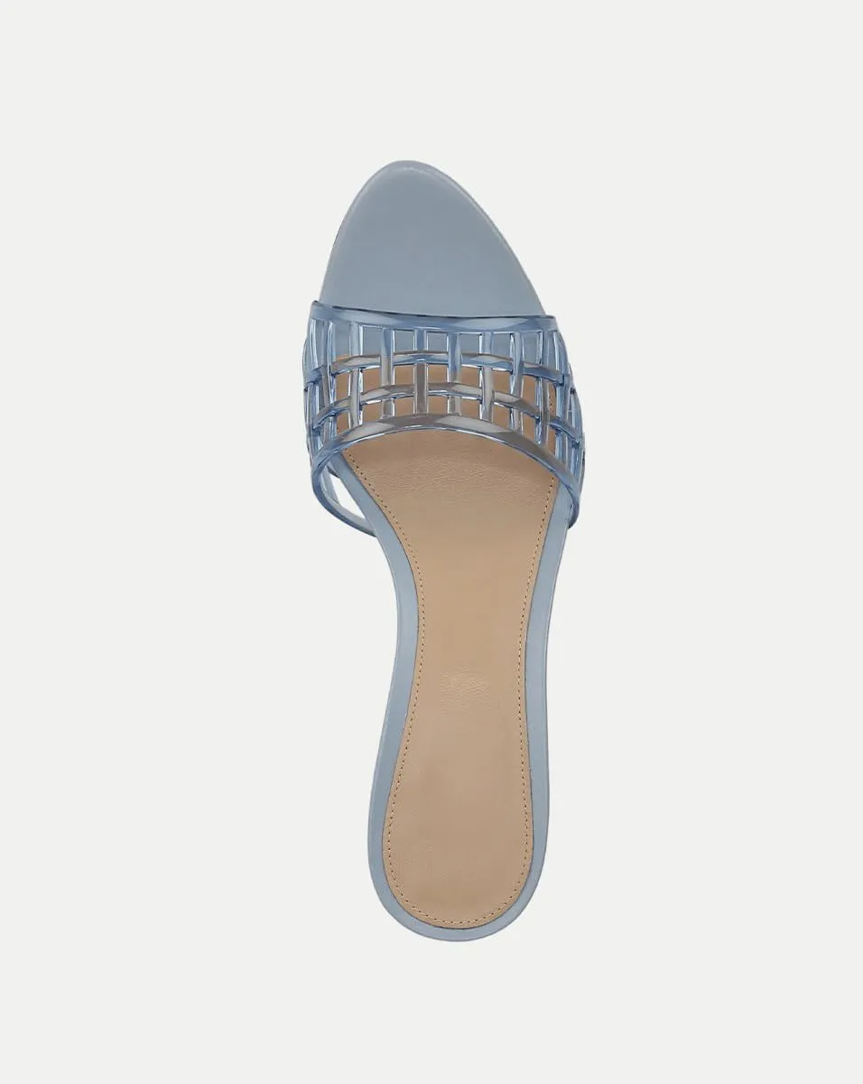 Jelly Sandals for Women Kiiten Heels Pumps Mule Summer Dressy Clear Shoes Fashion Vintage