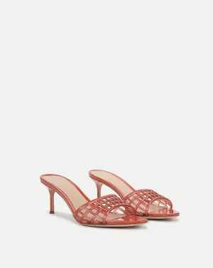Jelly Sandals for Women Kiiten Heels Pumps Mule Summer Dressy Clear Shoes Fashion Vintage