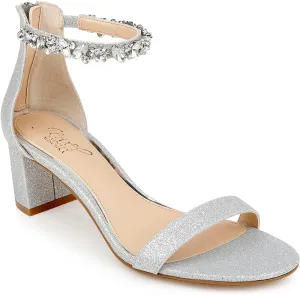 Jewel Badgley Mischka Catalina Open Toe Block Heel