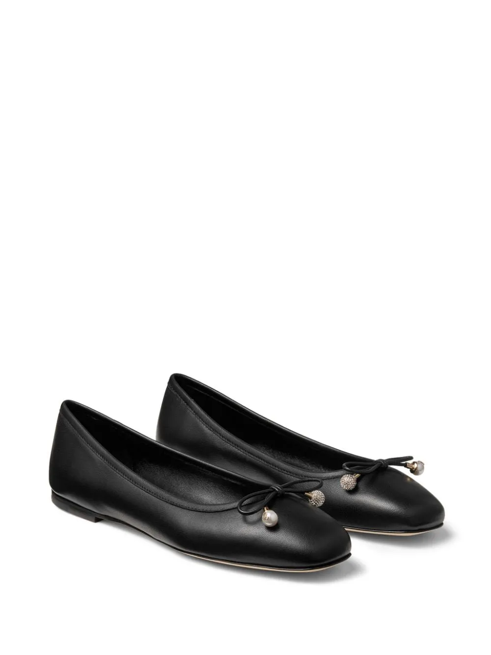 Jimmy Choo Elme Flat with Pearl embellishment