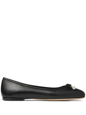 Jimmy Choo Elme Flat with Pearl embellishment