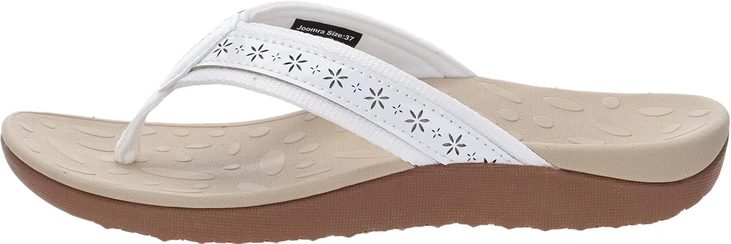 Joomra Women's Flip Flops Arch Support Orthotic Toe Post Thong Sandals