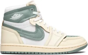 Jordan Women's 1 MM High Legend Sand/Jade Smoke-Sail (FB9891 104) - 9.5
