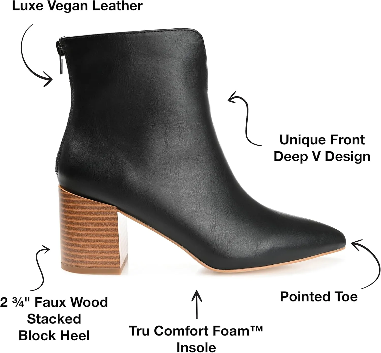 Journee Collection Women's Tru Comfort Foam Kayden Bootie Ankle Boot