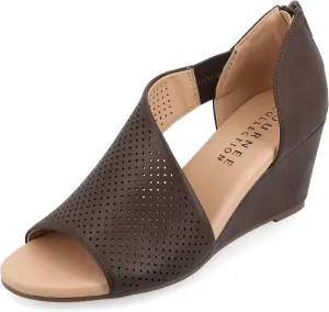 Journee Women's Comfort Foam Aretha Wedge Sandals