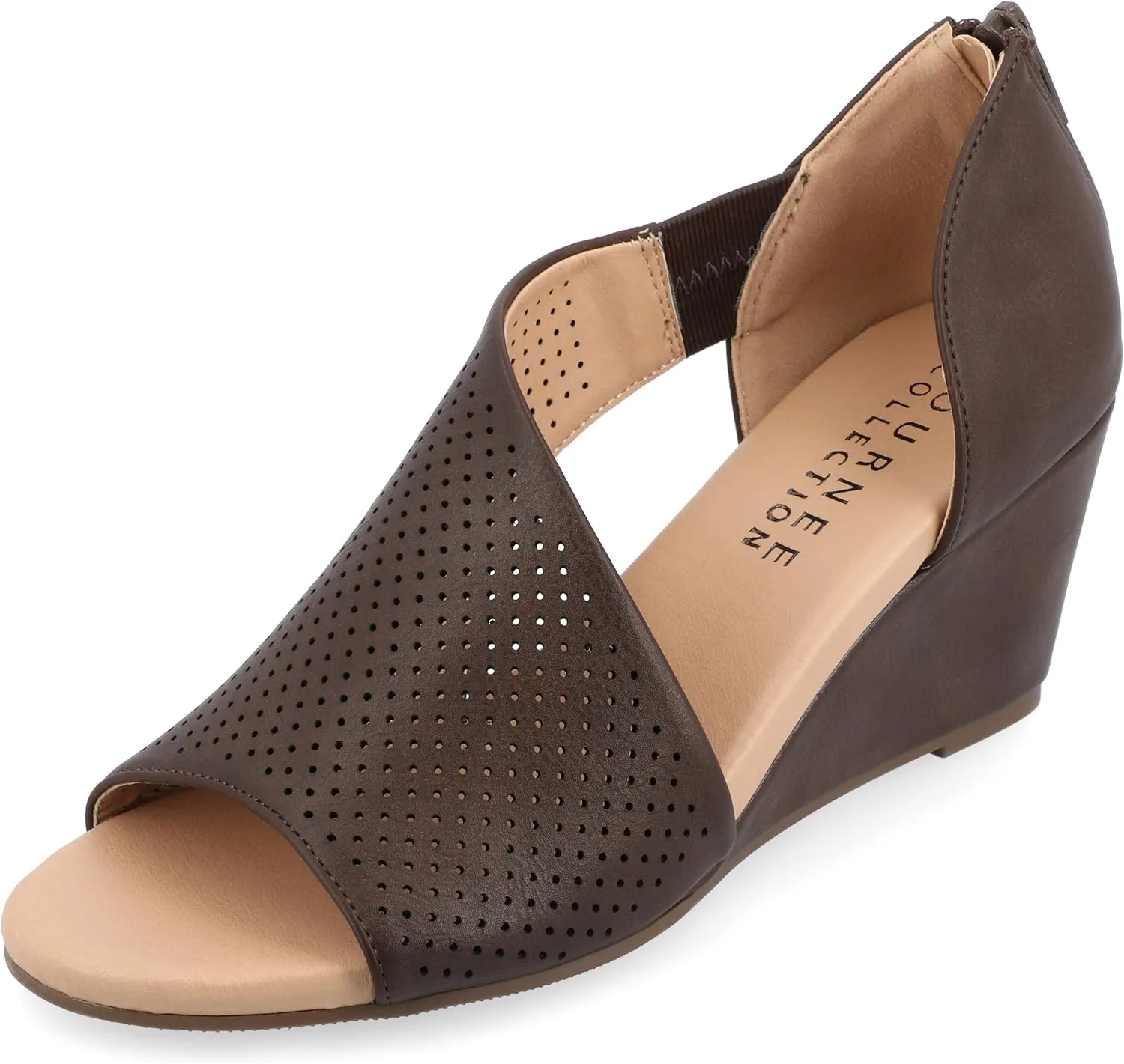 Journee Women's Comfort Foam Aretha Wedge Sandals