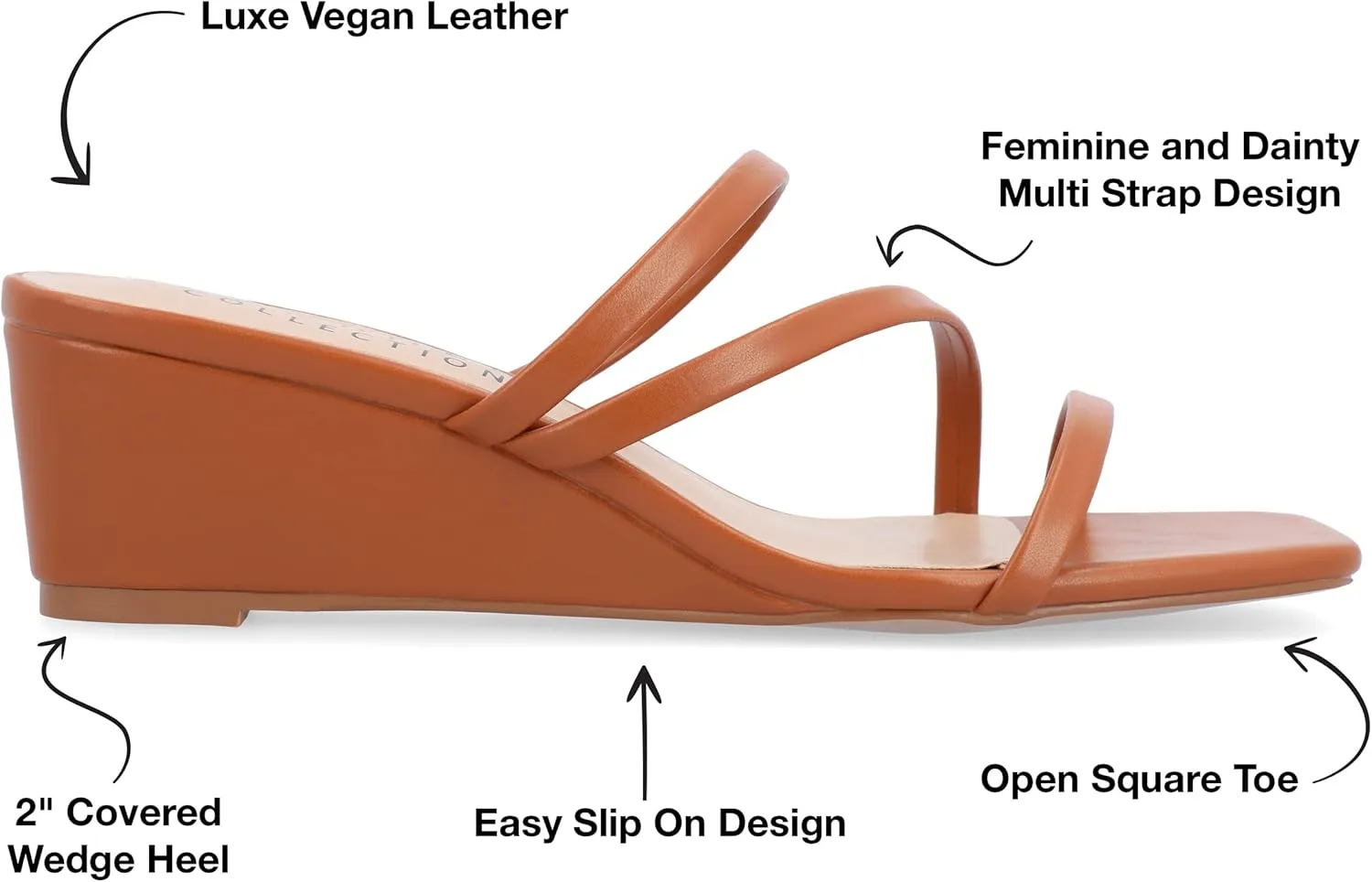 Journee Women's Takarah Wedge Sandals