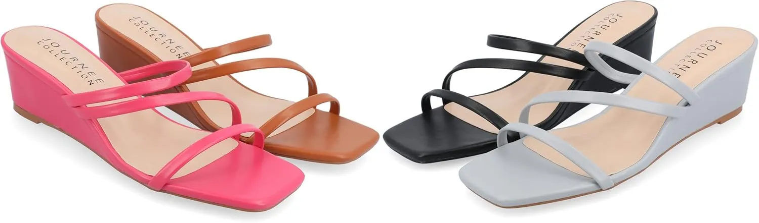 Journee Women's Takarah Wedge Sandals