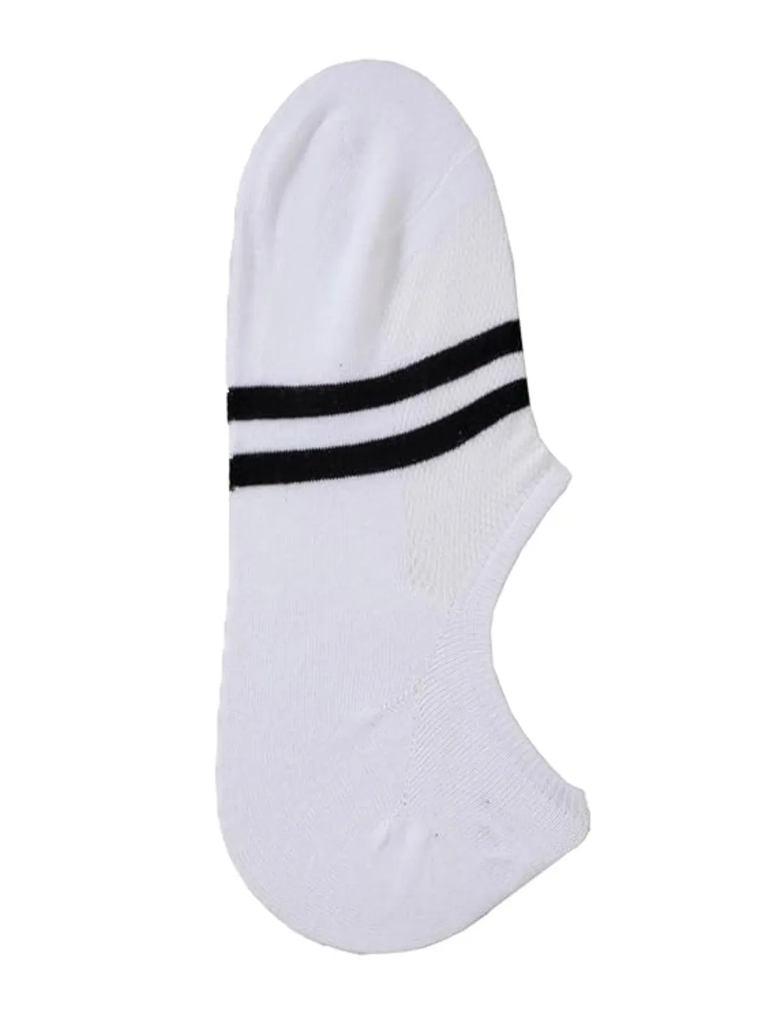 Kids' Striped Loafer Socks Set  - White, Grey, Black & Navy