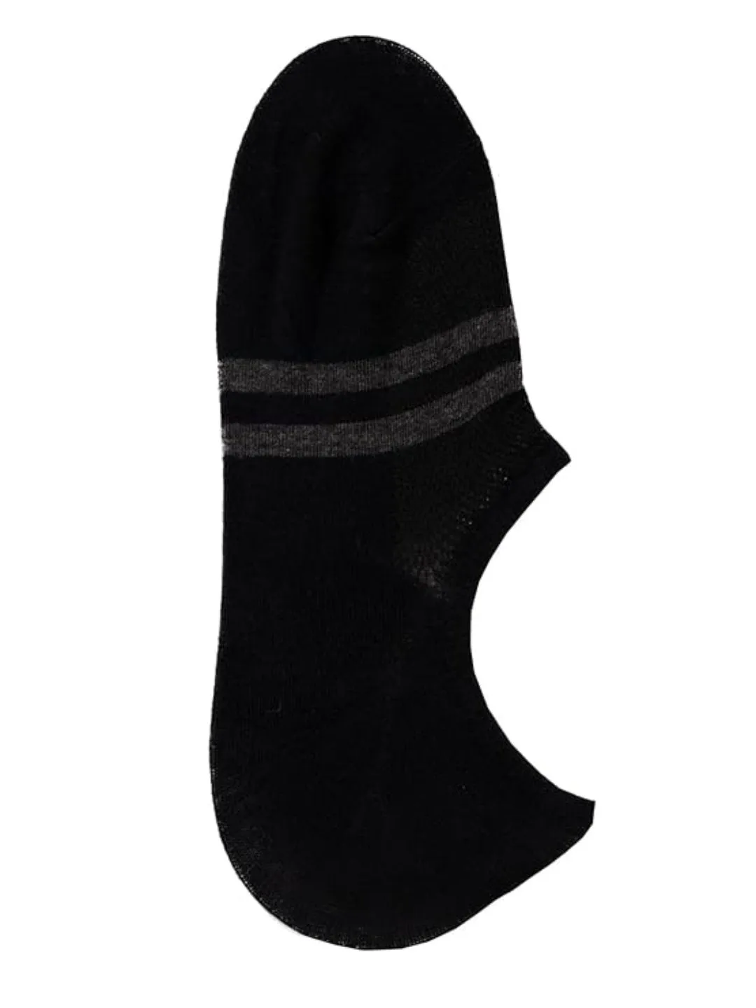 Kids' Striped Loafer Socks Set  - White, Grey, Black & Navy
