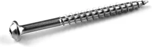 Kreg SML-C250S5-2000 Stainless Steel Pocket-Hole Screws, 2-1/2 Inch #10 Coarse Thread, Maxi-Loc Head (2000 Count)