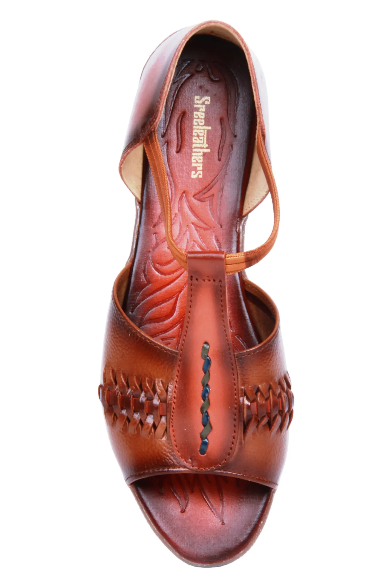 LADIES FLAT LEATHER SANDAL 996058