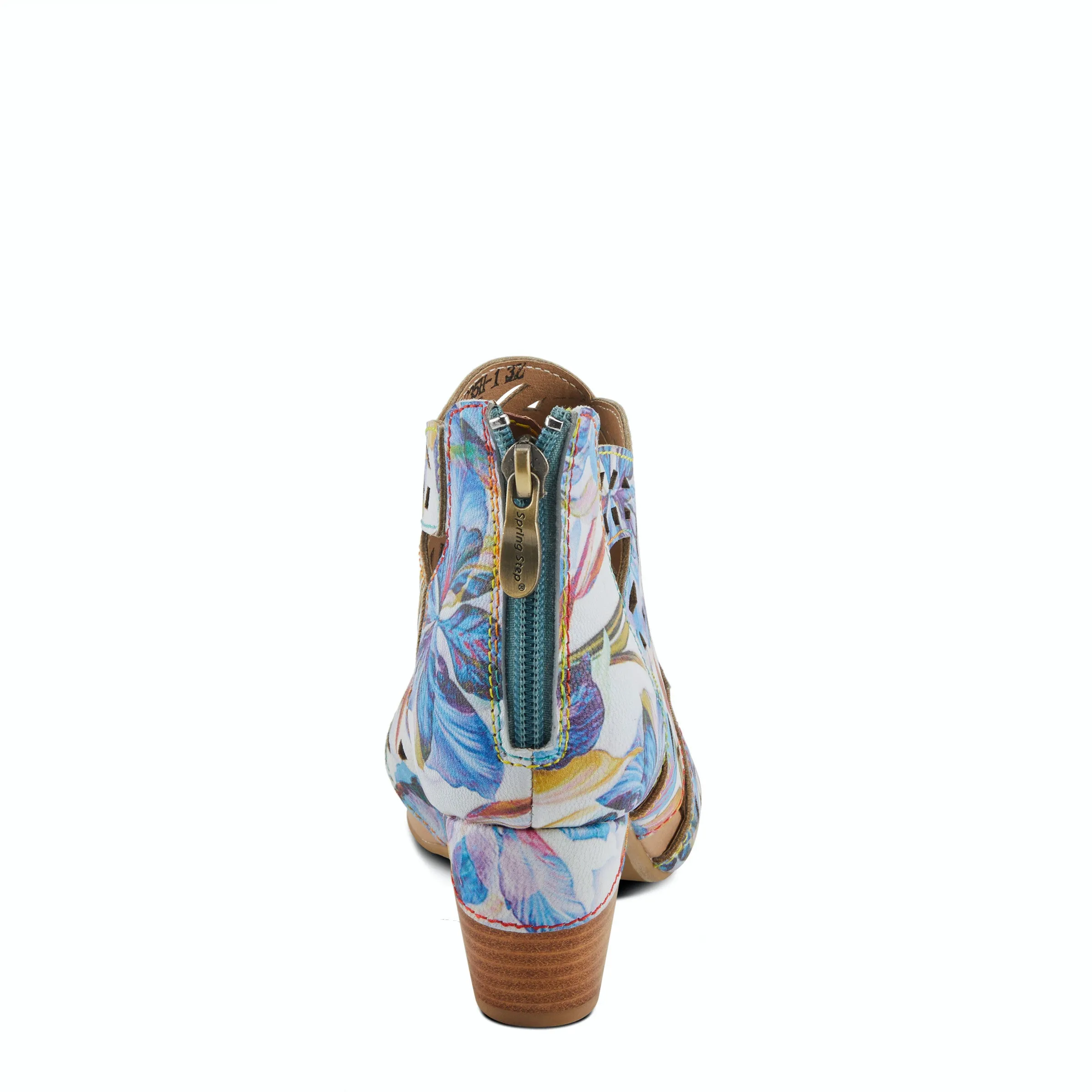 L'Artiste Icon Tooled Leather Ankle Sandal