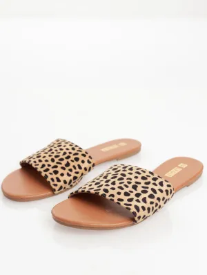 Leopard Spot Mule Sandal - Animal