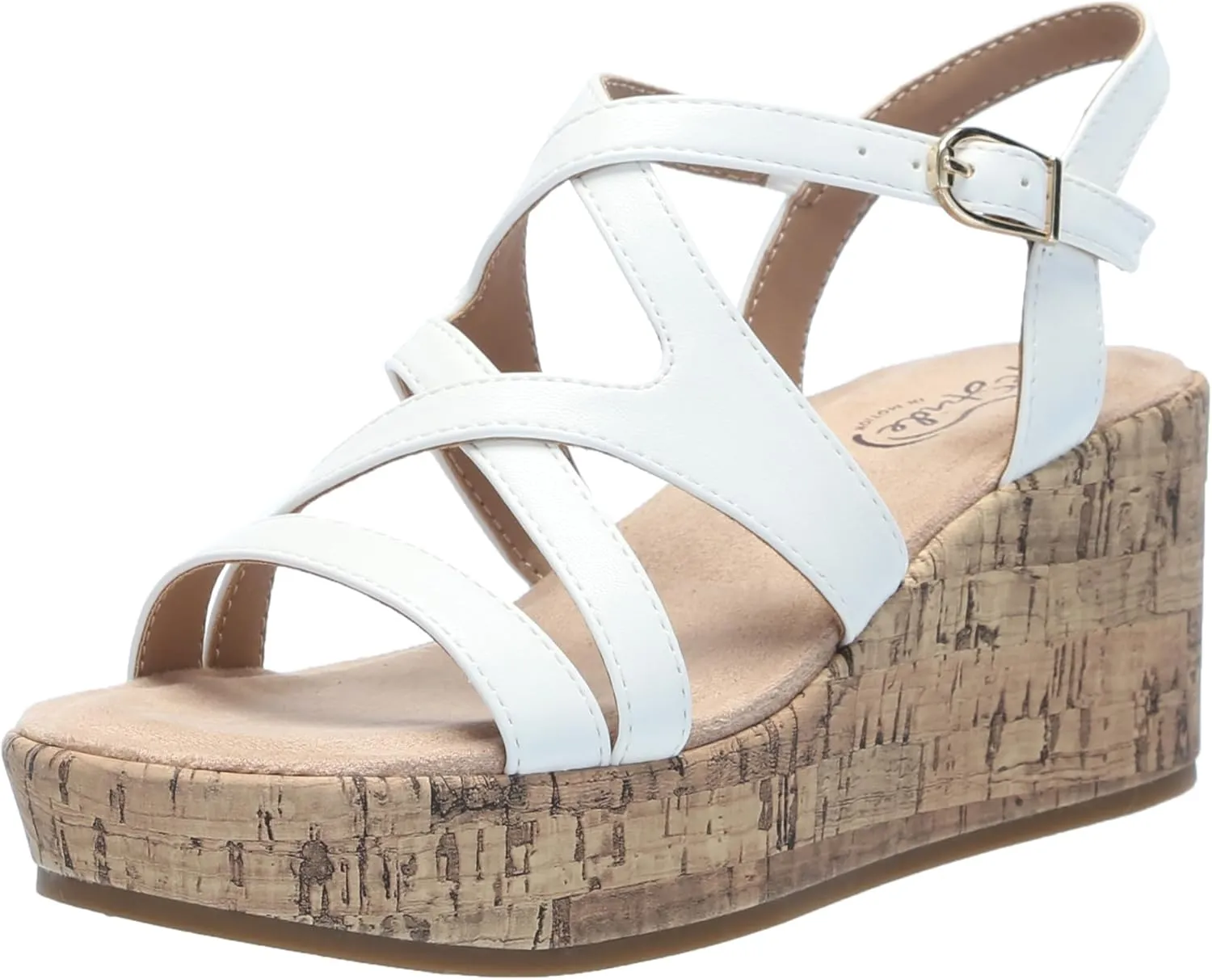 LifeStride Women's Bailey Strappy Platform Wedge Sandals