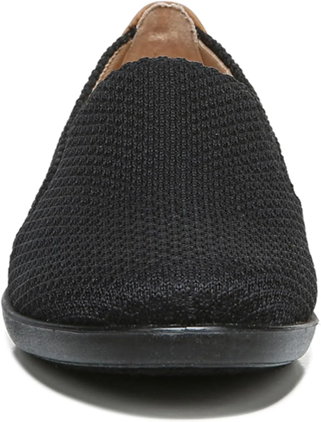 LifeStride Womens Next Level Slip-On Sneaker, Black/Tan, 9.5 US