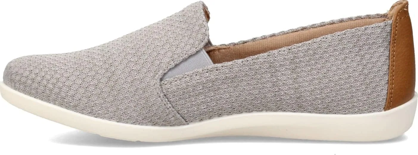 LifeStride Women's Next Level Slip-On Sneaker, Grey, 9 Wide