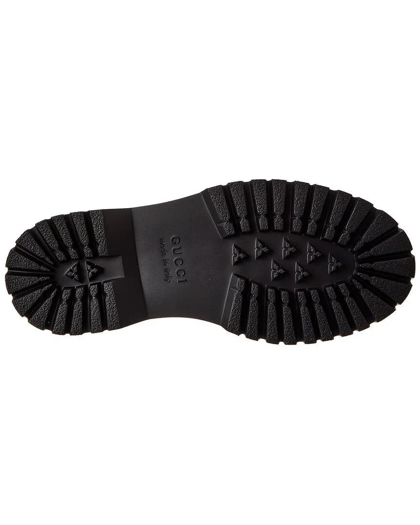 Loafer Beautifully designed Web Clean-lined Gucci Leather