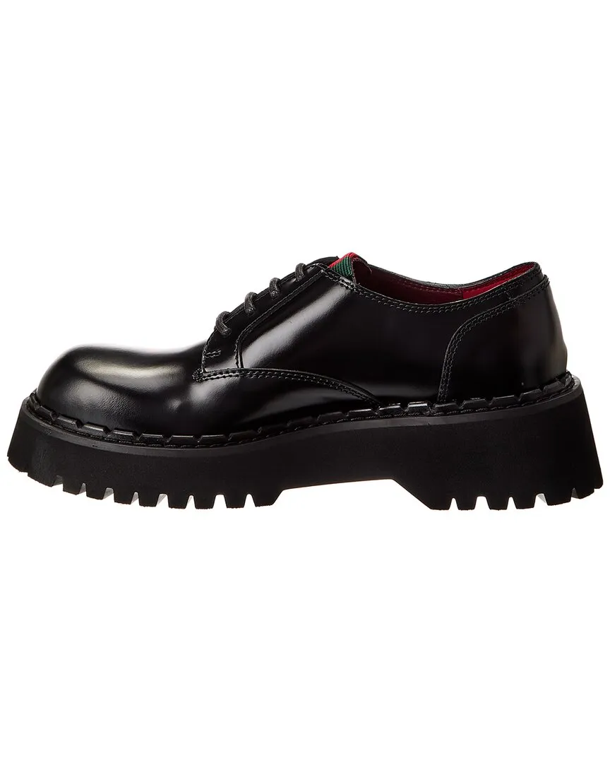 Loafer Beautifully designed Web Clean-lined Gucci Leather