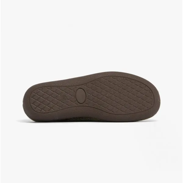 Lotus ALBERT Mens Mule Slippers Khaki