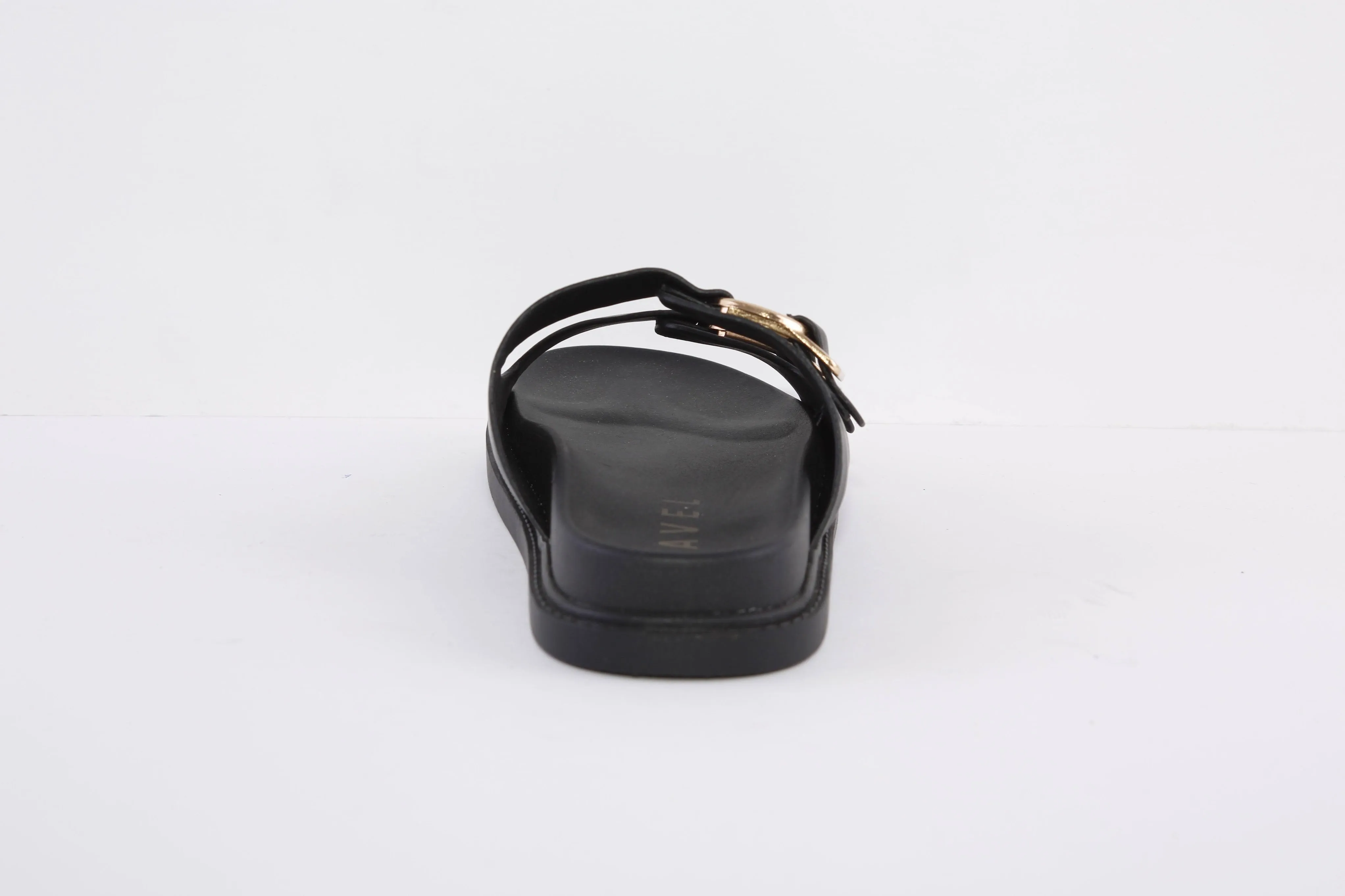 LOTUS - RAVEL LAKEN DOUBLE STRAP FASHION MULE - BLACK
