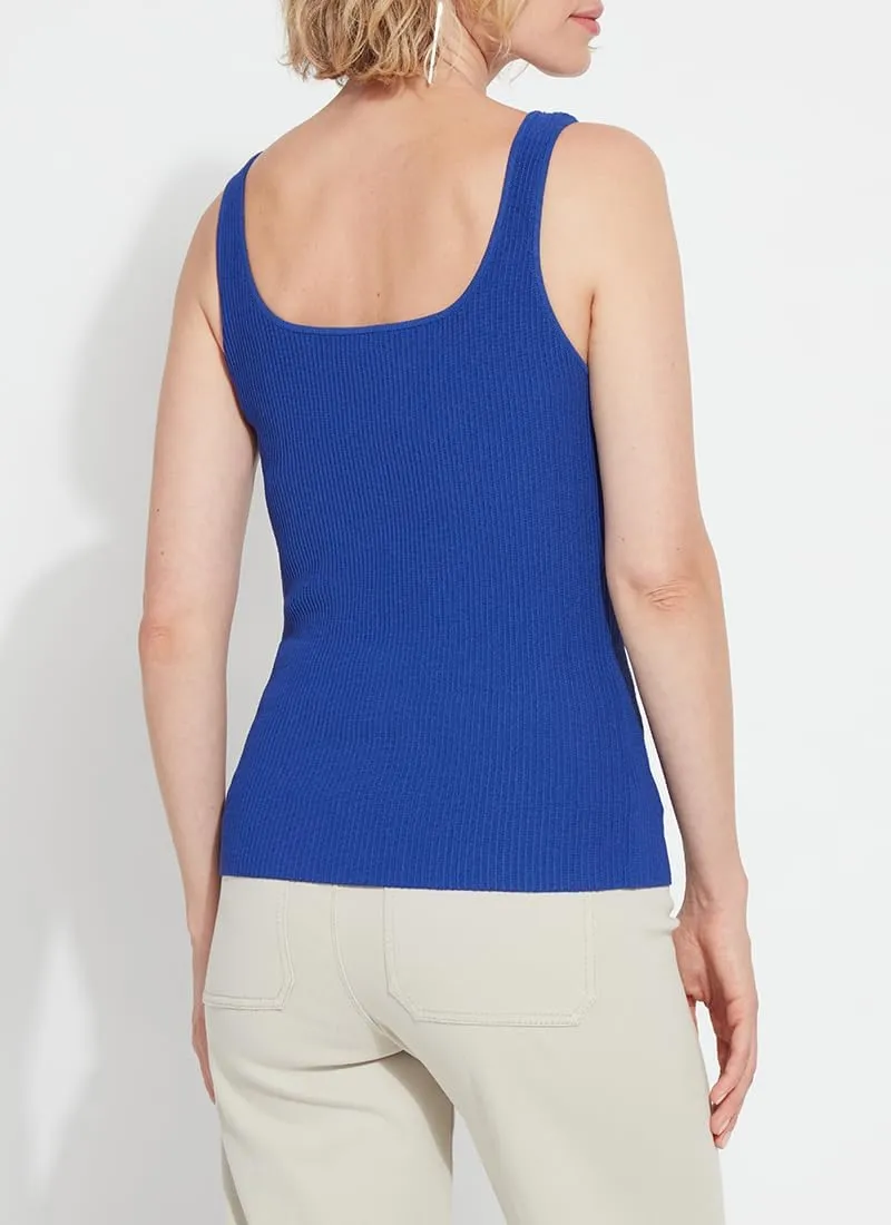 Lyssé Avril Sculpting Tank Top – Ribbed Knit Tank Tops for Women and Fitted Tank Top with 4-Way Stretch