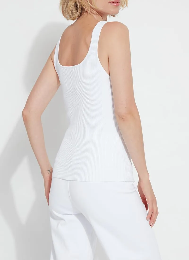 Lyssé Avril Sculpting Tank Top – Ribbed Knit Tank Tops for Women and Fitted Tank Top with 4-Way Stretch