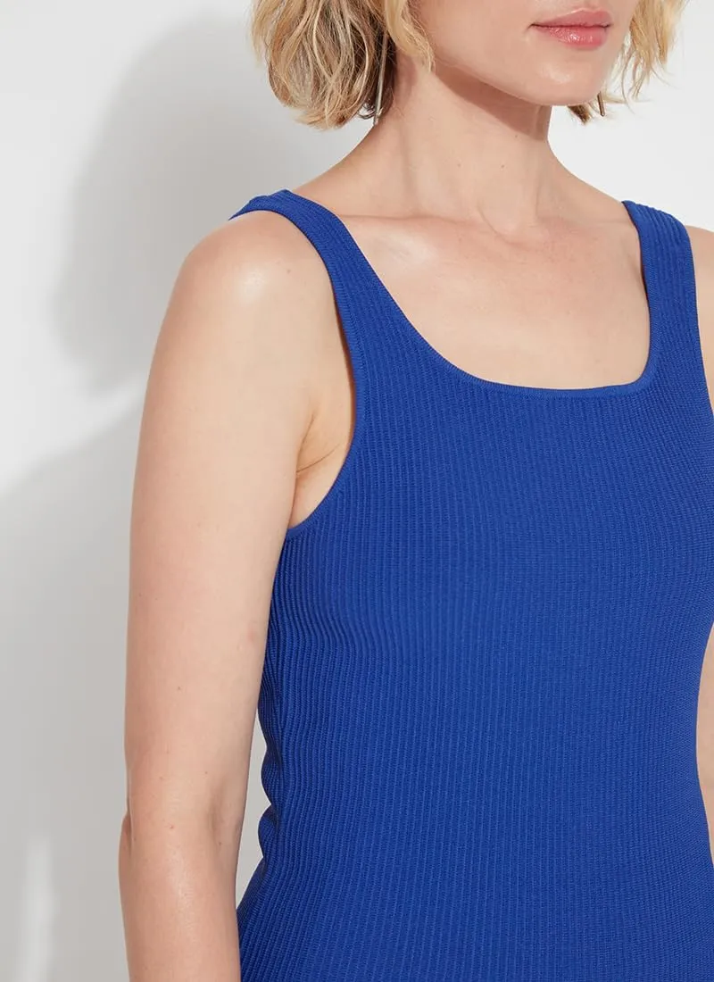 Lyssé Avril Sculpting Tank Top – Ribbed Knit Tank Tops for Women and Fitted Tank Top with 4-Way Stretch