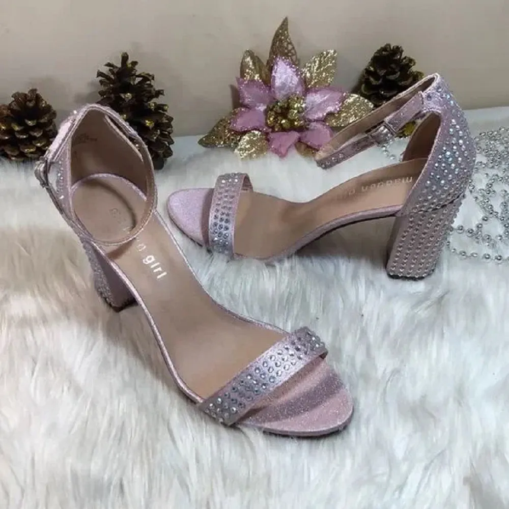 Madden Girl Beella-1 Fabric Open Toe Sandals 8.5