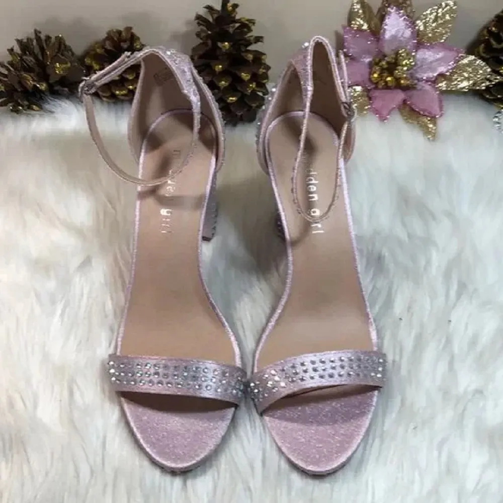 Madden Girl Beella-1 Fabric Open Toe Sandals 8.5
