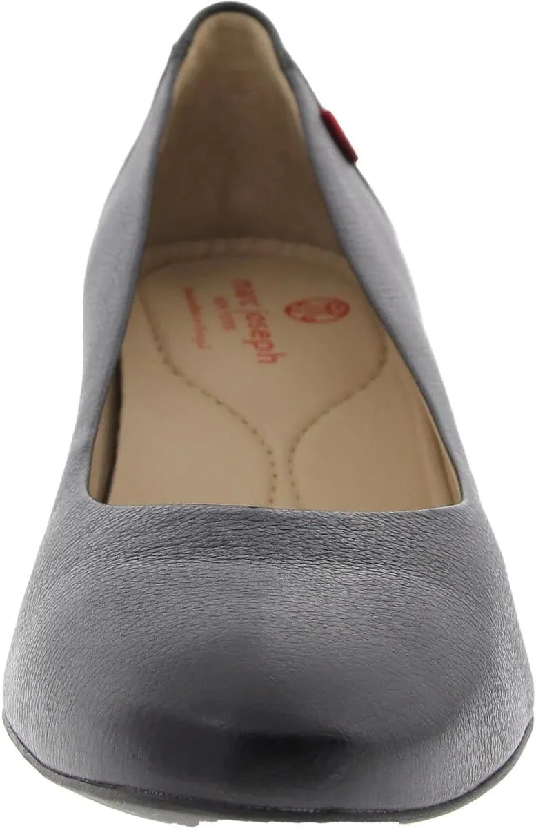 Marc Joseph New York Prospect Wedges for Women – Leather Construction – Almond Toe – Rubber Outsole