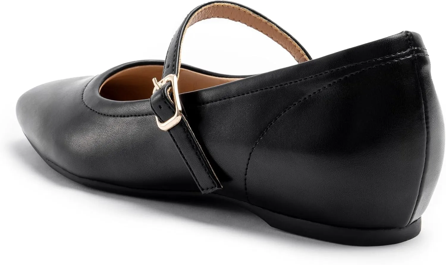 Mary Jane Flat Shoes with Arch Support and Hidden Wedge Heel, Women Ballet Flats, Mary Jane Flats, Comfortable Dress Shoes