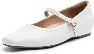 Mary Jane Flat Shoes with Arch Support and Hidden Wedge Heel, Women Ballet Flats, Mary Jane Flats, Comfortable Dress Shoes