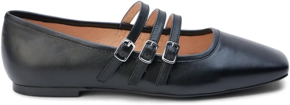 Matisse Womens Nova Mary Jane Ballet Flats Casual - Black