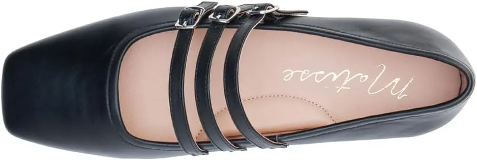 Matisse Womens Nova Mary Jane Ballet Flats Casual - Black
