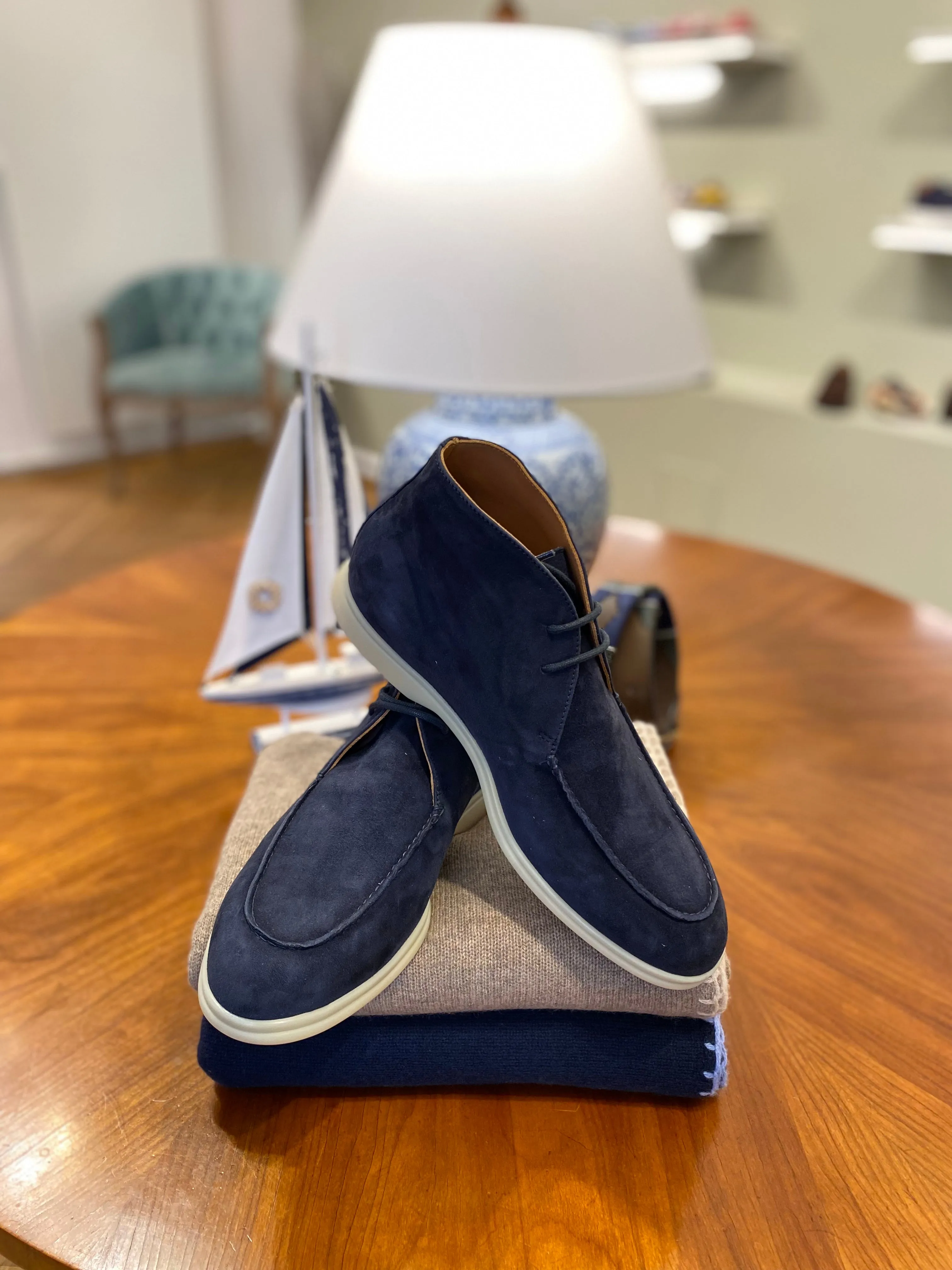 MEN Ankle Loafer Navy