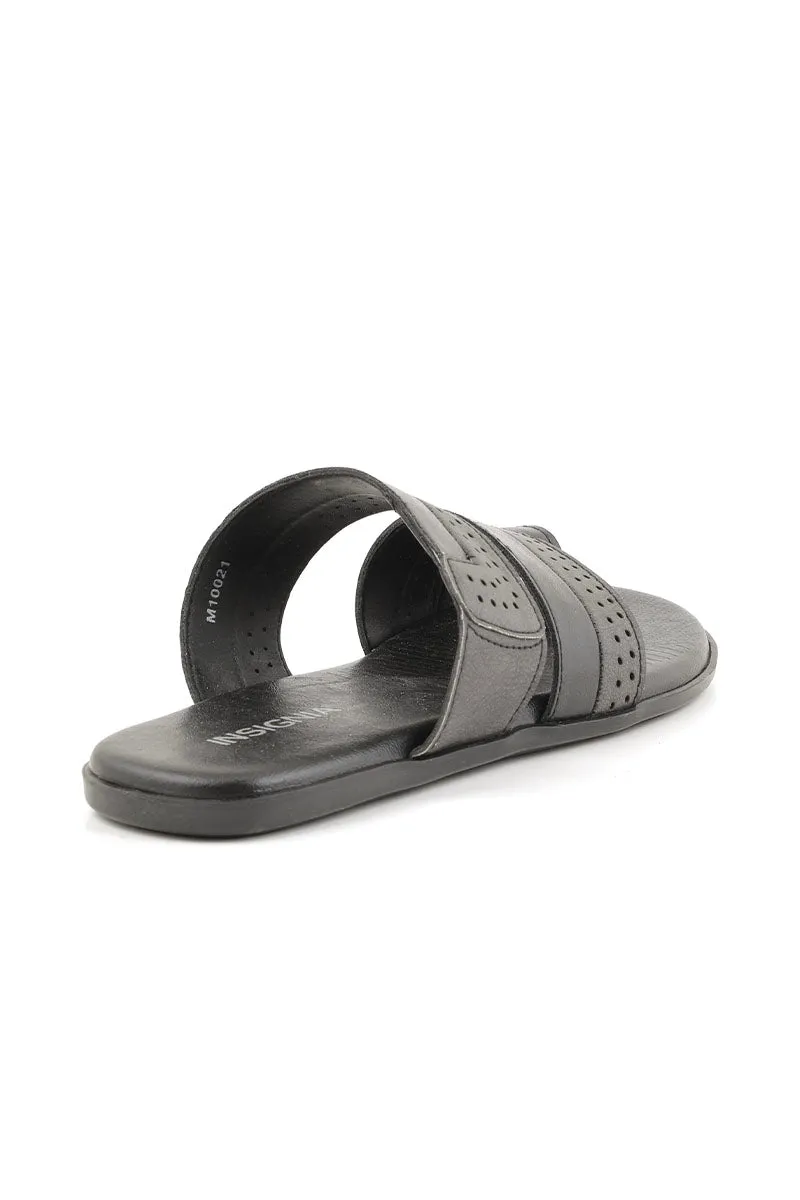 Men Casual Thong M10021-Black