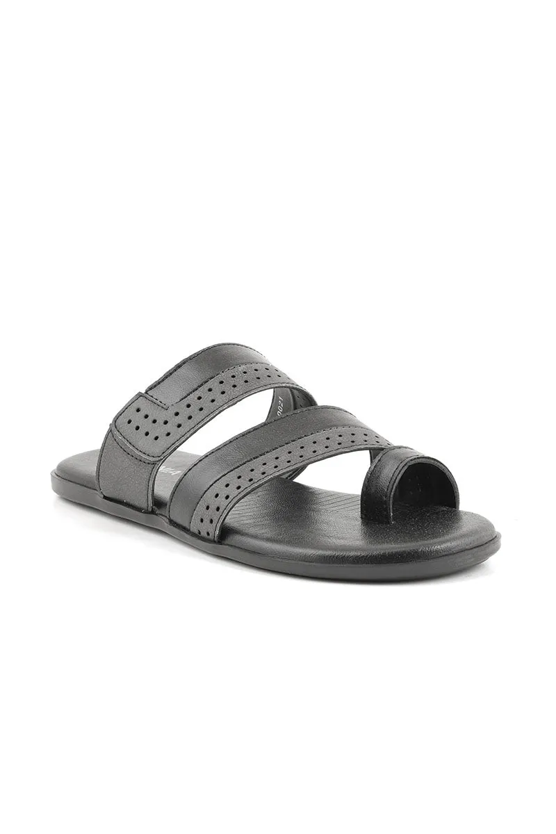 Men Casual Thong M10021-Black
