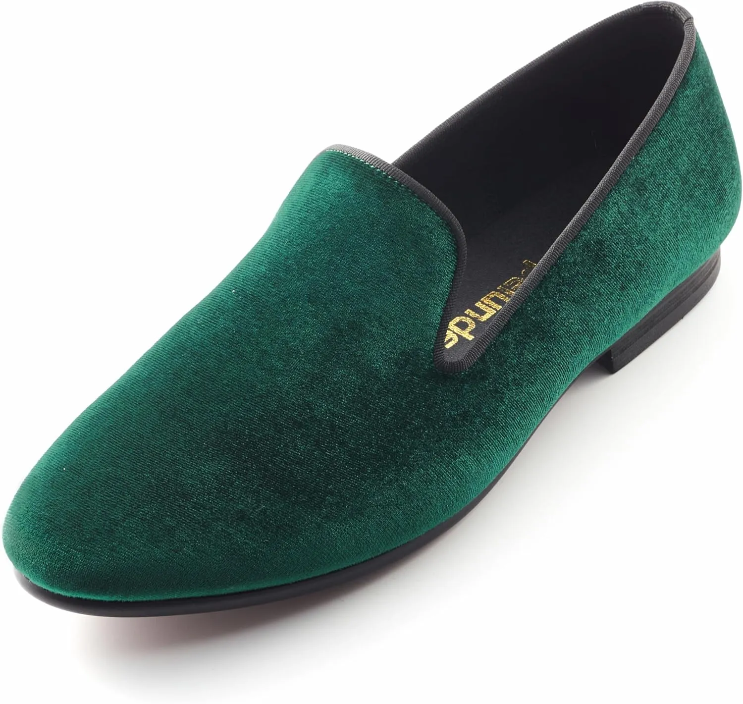 Mens Dress Shoes for Wedding Slip On Formal Velvet Loafers