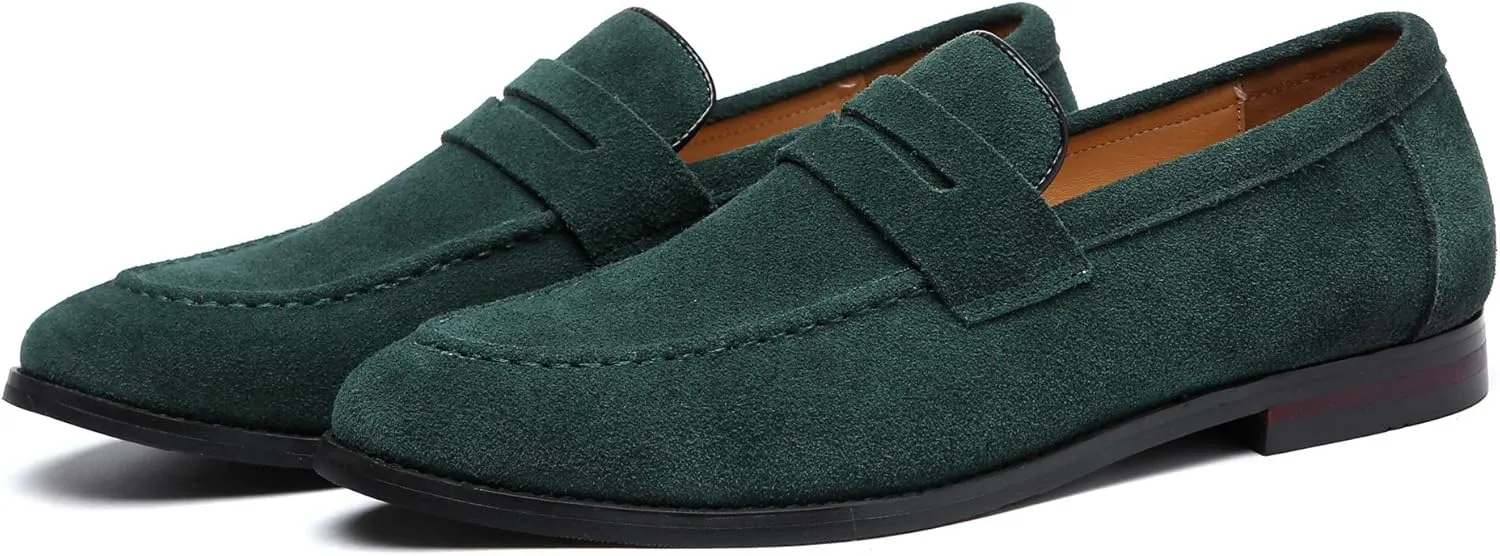 Mens Driving Moccasins Penny Slip On Loafers Classic Comfortable Casual Driving Shoes Boat Shoes for Men