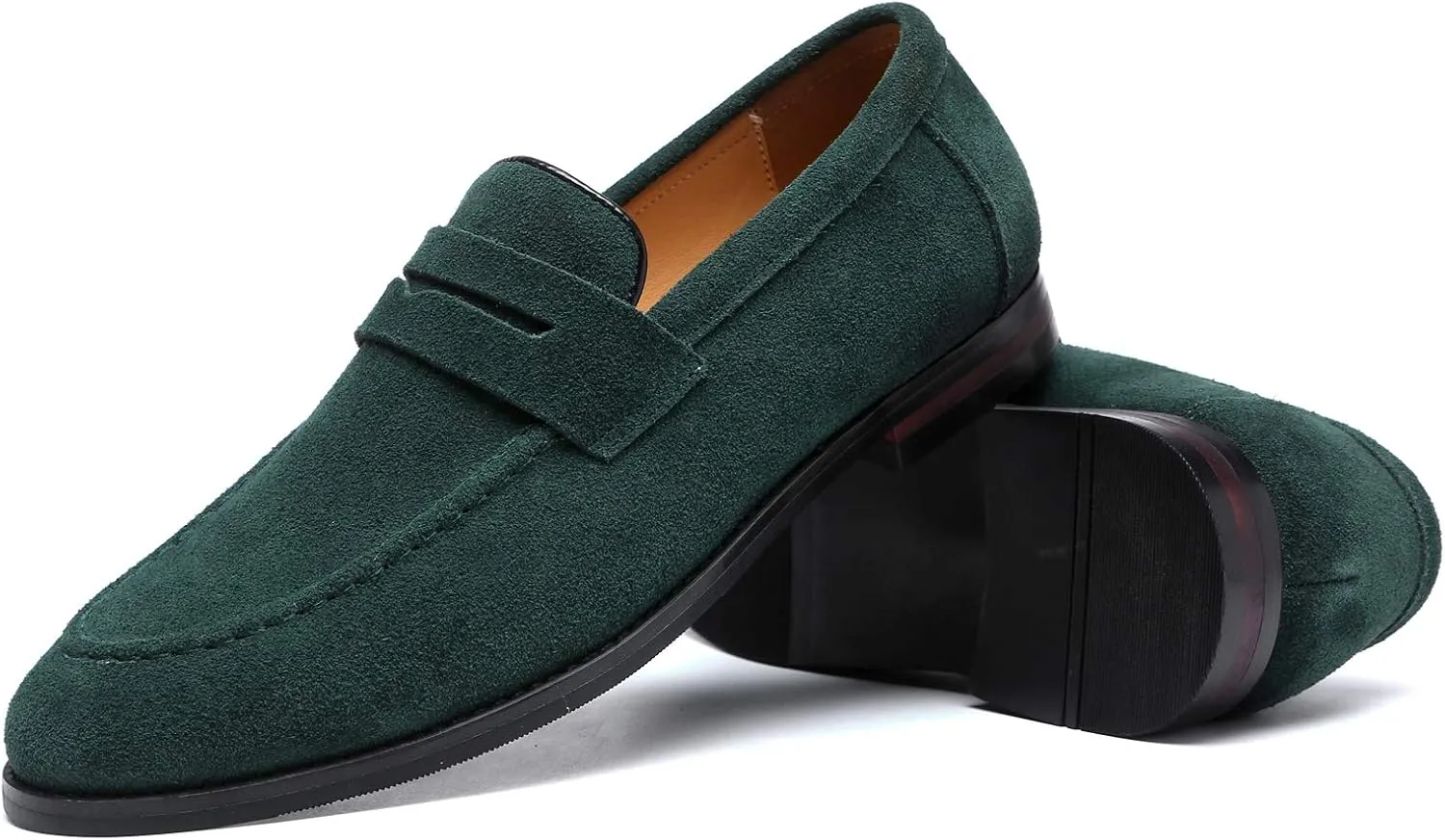 Mens Driving Moccasins Penny Slip On Loafers Classic Comfortable Casual Driving Shoes Boat Shoes for Men