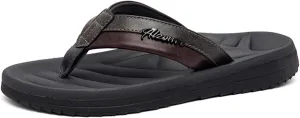Men's Flip Flop with Arch Support Comfort Beach Thong Sandals Lightweight Non Slip Sole Durable Walking Summer Orthotic Slipppers Indoor and Outdoor