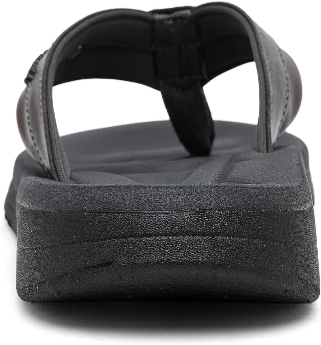 Men's Flip Flop with Arch Support Comfort Beach Thong Sandals Lightweight Non Slip Sole Durable Walking Summer Orthotic Slipppers Indoor and Outdoor