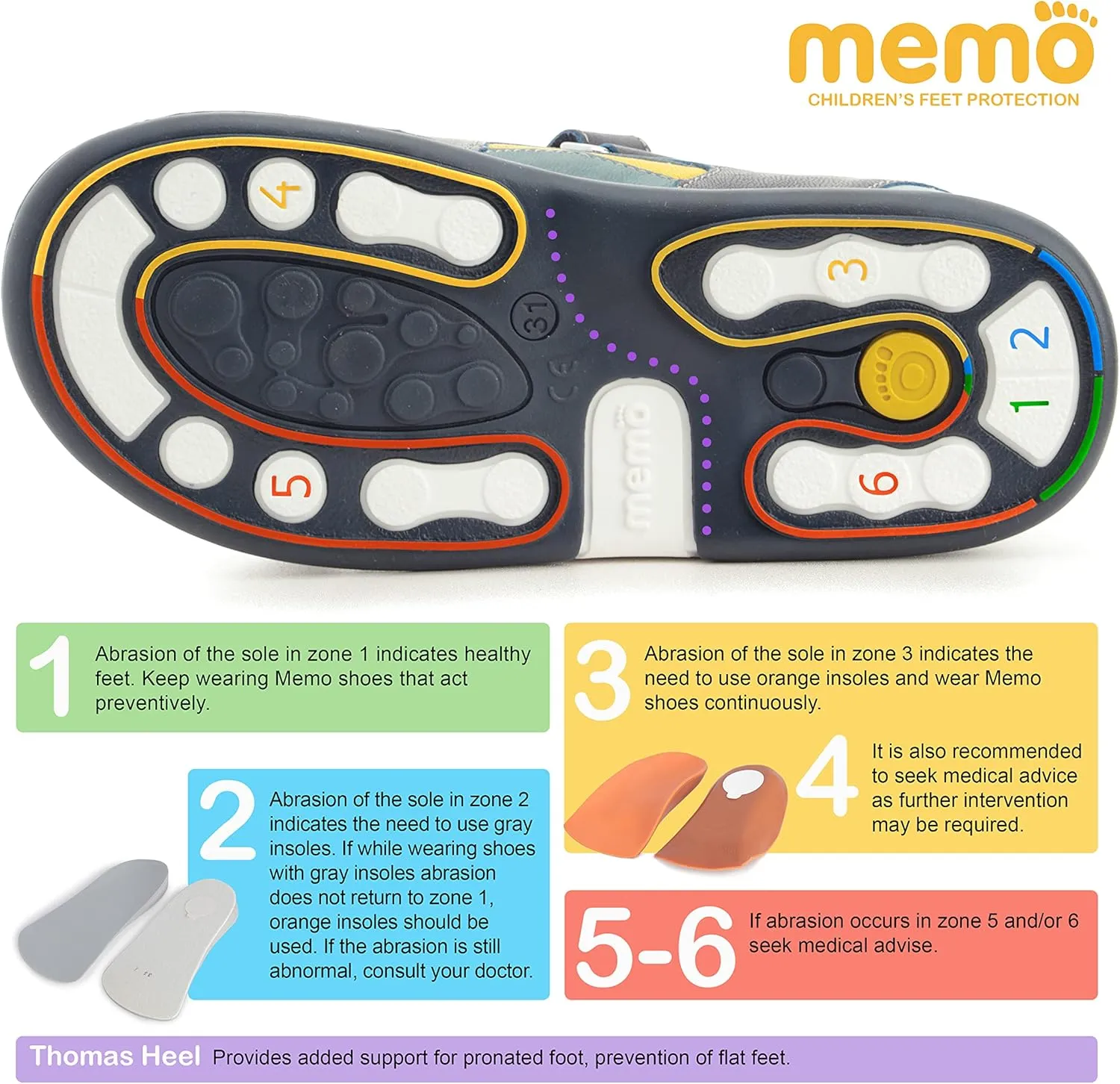 Monaco Children's Corrective Orthopedic AFO Sandal