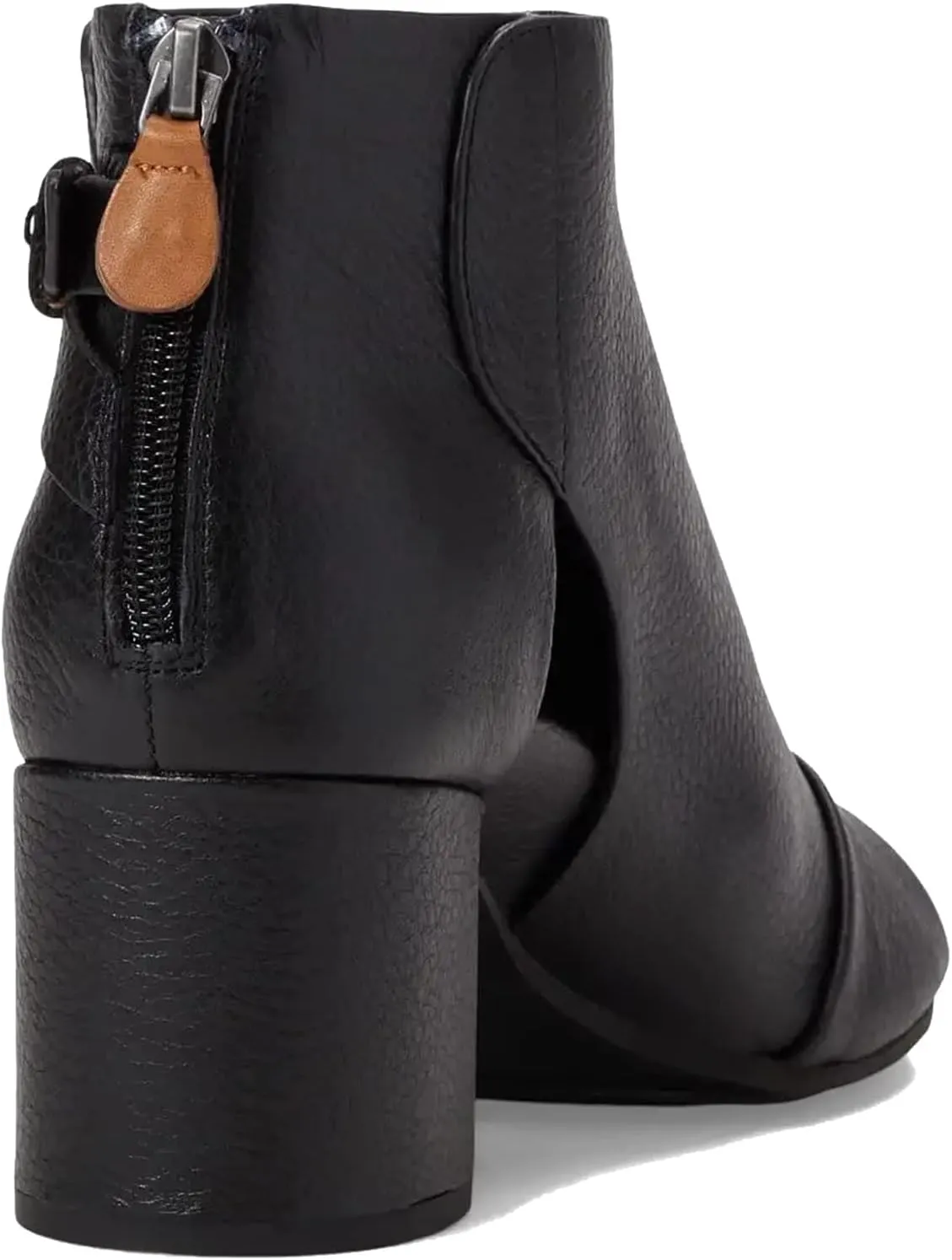 MOOMMO Women Open Toe Booties Sandals Heeled Cutout Peep Toe Summer Ankle Bootie Chunky Block Mid Heel Back Zipper Hollowed Dress Sandal Shoes 2.5" Heels Retro Elegant Office Party Comfort 4-11 M US
