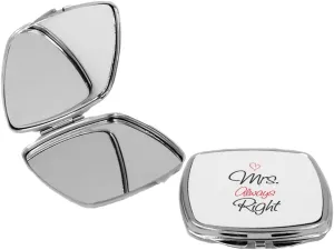 Mrs Always Right - Square Compact Mirror Personal Mirror