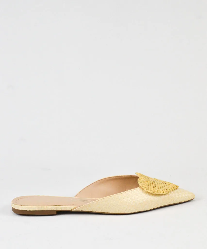 Mule Santa Lolla Palha Bico Fino Coração - 0346.34E2.0256.00B0