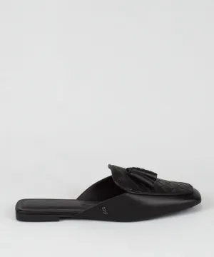 Mule Santa Lolla Preto Bico Quadrado Couro - 0505.362A.02E7.0001